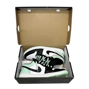 Nike Air Jordan 1 LOW SE Tie-Dye Mint Foam White Black Shoes DM1199 100 Sz 12.5